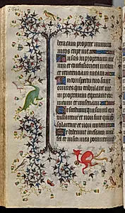Hours of Charles the Noble, King of Navarre (1361-1425): fol. 188v, Text by Master of the Brussels Initials and Associates (French)