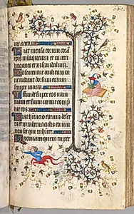 Hours of Charles the Noble, King of Navarre (1361-1425): fol. 189r, Text by Master of the Brussels Initials and Associates (French)