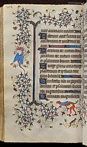 Hours of Charles the Noble, King of Navarre (1361-1425): fol. 193v, Text by Master of the Brussels Initials and Associates (French)