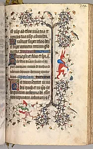 Hours of Charles the Noble, King of Navarre (1361-1425): fol. 194r, Text by Master of the Brussels Initials and Associates (French)