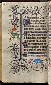 Hours of Charles the Noble, King of Navarre (1361-1425): fol. 194v, Text by Master of the Brussels Initials and Associates (French)