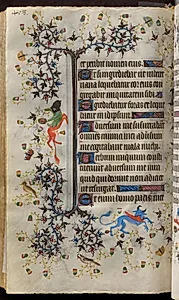 Hours of Charles the Noble, King of Navarre (1361-1425): fol. 198v, Text by Master of the Brussels Initials and Associates (French)