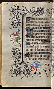 Hours of Charles the Noble, King of Navarre (1361-1425): fol. 199v, Text