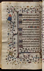 Hours of Charles the Noble, King of Navarre (1361-1425): fol. 202v, Text by Master of the Brussels Initials and Associates (French)