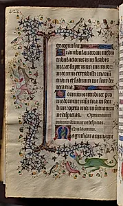 Hours of Charles the Noble, King of Navarre (1361-1425): fol. 206v, Text by Master of the Brussels Initials and Associates (French)