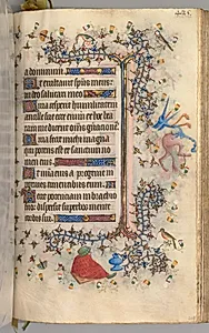 Hours of Charles the Noble, King of Navarre (1361-1425): fol. 207r, Text by Master of the Brussels Initials and Associates (French)
