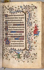 Hours of Charles the Noble, King of Navarre (1361-1425): fol. 209r, Text by Master of the Brussels Initials and Associates (French)