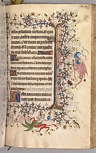 Hours of Charles the Noble, King of Navarre (1361-1425): fol. 217r, Text by Master of the Brussels Initials and Associates (French)