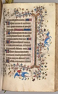 Hours of Charles the Noble, King of Navarre (1361-1425): fol. 222r, Text by Master of the Brussels Initials and Associates (French)