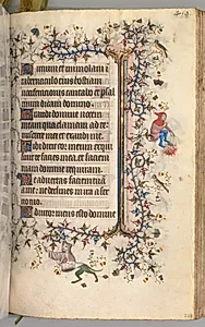 Hours of Charles the Noble, King of Navarre (1361-1425): fol. 224r, Text by Master of the Brussels Initials and Associates (French)