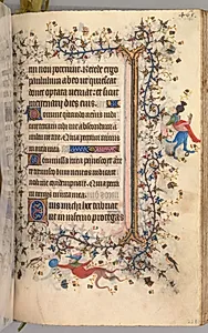 Hours of Charles the Noble, King of Navarre (1361-1425): fol. 227r, Text by Master of the Brussels Initials and Associates (French)