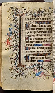 Hours of Charles the Noble, King of Navarre (1361-1425): fol. 232v, Text by Master of the Brussels Initials and Associates (French)