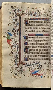 Hours of Charles the Noble, King of Navarre (1361-1425): fol. 233v, Text by Master of the Brussels Initials and Associates (French)