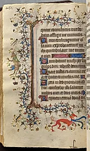 Hours of Charles the Noble, King of Navarre (1361-1425): fol. 234v, Text by Master of the Brussels Initials and Associates (French)