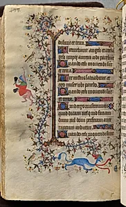 Hours of Charles the Noble, King of Navarre (1361-1425): fol. 238v, Text by Master of the Brussels Initials and Associates (French)