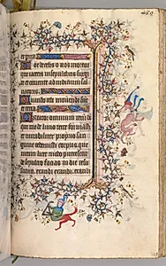 Hours of Charles the Noble, King of Navarre (1361-1425): fol. 239r, Text by Master of the Brussels Initials and Associates (French)