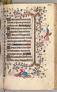 Hours of Charles the Noble, King of Navarre (1361-1425): fol. 241r, Text by Master of the Brussels Initials and Associates (French)