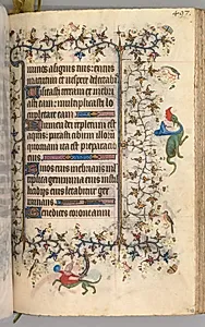 Hours of Charles the Noble, King of Navarre (1361-1425): fol. 243r, Text by Master of the Brussels Initials and Associates (French)