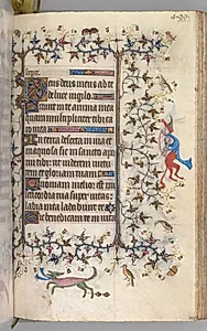 Hours of Charles the Noble, King of Navarre (1361-1425): fol. 244r, Text by Master of the Brussels Initials and Associates (French)
