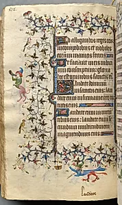 Hours of Charles the Noble, King of Navarre (1361-1425): fol. 250v, Text by Master of the Brussels Initials and Associates (French)