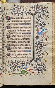 Hours of Charles the Noble, King of Navarre (1361-1425): fol. 251r, Text by Master of the Brussels Initials and Associates (French)