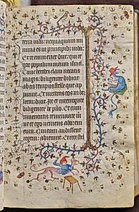 Hours of Charles the Noble, King of Navarre (1361-1425): fol. 26r, Text by Master of the Brussels Initials and Associates (French)