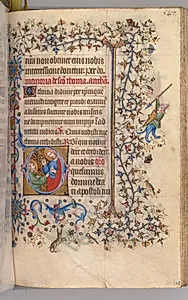 Hours of Charles the Noble, King of Navarre (1361-1425): fol. 268r, St. Thomas by Master of the Brussels Initials and Associates (French)