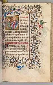 Hours of Charles the Noble, King of Navarre (1361-1425): fol. 269r, SS. Philip and James by Master of the Brussels Initials and Associates (French)