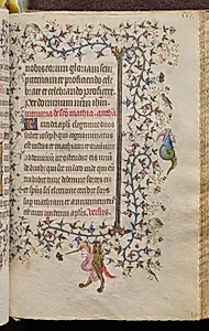 Hours of Charles the Noble, King of Navarre (1361-1425): fol. 270r, Text by Master of the Brussels Initials and Associates (French)