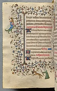 Hours of Charles the Noble, King of Navarre (1361-1425): fol. 273v, Text by Master of the Brussels Initials and Associates (French)