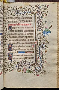 Hours of Charles the Noble, King of Navarre (1361-1425): fol. 275r, Text by Master of the Brussels Initials and Associates (French)