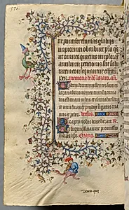 Hours of Charles the Noble, King of Navarre (1361-1425): fol. 282v, Text by Master of the Brussels Initials and Associates (French)