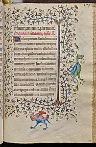 Hours of Charles the Noble, King of Navarre (1361-1425): fol. 284r, Text by Master of the Brussels Initials and Associates (French)