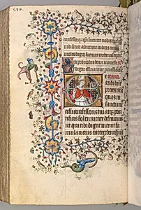 Hours of Charles the Noble, King of Navarre (1361-1425): fol. 286v, St. Marcel by Master of the Brussels Initials and Associates (French)