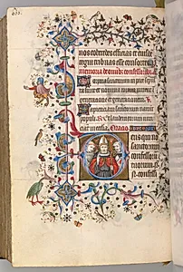 Hours of Charles the Noble, King of Navarre (1361-1425): fol. 294v, The Confessors by Master of the Brussels Initials and Associates (French)