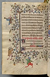 Hours of Charles the Noble, King of Navarre (1361-1425): fol. 303vr, Text by Master of the Brussels Initials and Associates (French)