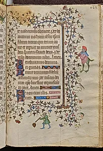 Hours of Charles the Noble, King of Navarre (1361-1425): fol. 306r, Text by Master of the Brussels Initials and Associates (French)
