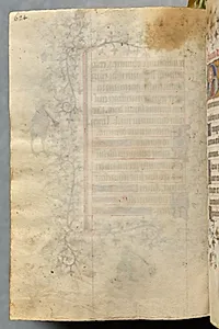 Hours of Charles the Noble, King of Navarre (1361-1425): fol. 306v, Text by Master of the Brussels Initials and Associates (French)