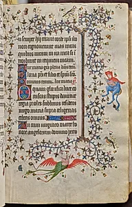 Hours of Charles the Noble, King of Navarre (1361-1425): fol. 31r, Text by Master of the Brussels Initials and Associates (French)