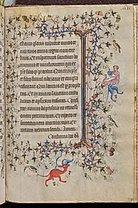 Hours of Charles the Noble, King of Navarre (1361-1425), fol. 312r, Text by Master of the Brussels Initials and Associates (French)
