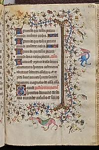Hours of Charles the Noble, King of Navarre (1361-1425), fol. 313r, Text by Master of the Brussels Initials and Associates (French)