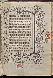 Hours of Charles the Noble, King of Navarre (1361-1425), fol. 318r, Text by Master of the Brussels Initials and Associates (French)