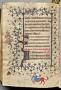 Hours of Charles the Noble, King of Navarre (1361-1425), fol. 322v, Text by Master of the Brussels Initials and Associates (French)