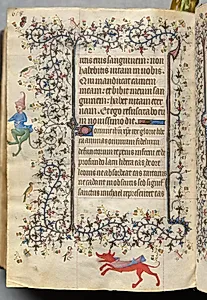 Hours of Charles the Noble, King of Navarre (1361-1425), fol. 323v, Text by Master of the Brussels Initials and Associates (French)