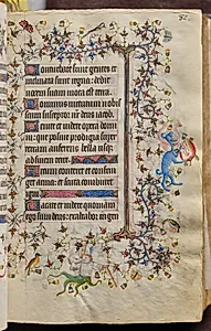 Hours of Charles the Noble, King of Navarre (1361-1425): fol. 41r, Text by Master of the Brussels Initials and Associates (French)