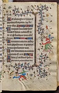 Hours of Charles the Noble, King of Navarre (1361-1425): fol. 42r, Text by Master of the Brussels Initials and Associates (French)