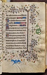 Hours of Charles the Noble, King of Navarre (1361-1425): fol. 43r, Text by Master of the Brussels Initials and Associates (French)