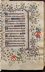 Hours of Charles the Noble, King of Navarre (1361-1425): fol. 47r, Text by Master of the Brussels Initials and Associates (French)