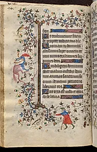 Hours of Charles the Noble, King of Navarre (1361-1425): fol. 47v, Text by Master of the Brussels Initials and Associates (French)