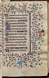 Hours of Charles the Noble, King of Navarre (1361-1425): fol. 48r, Text by Master of the Brussels Initials and Associates (French)